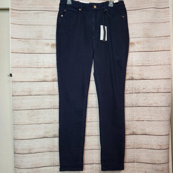 NWT Judy Blue Jeans Navy Blue Garment Dyed High Waist Size 15/32 (32 X 32) - Picture 1 of 16